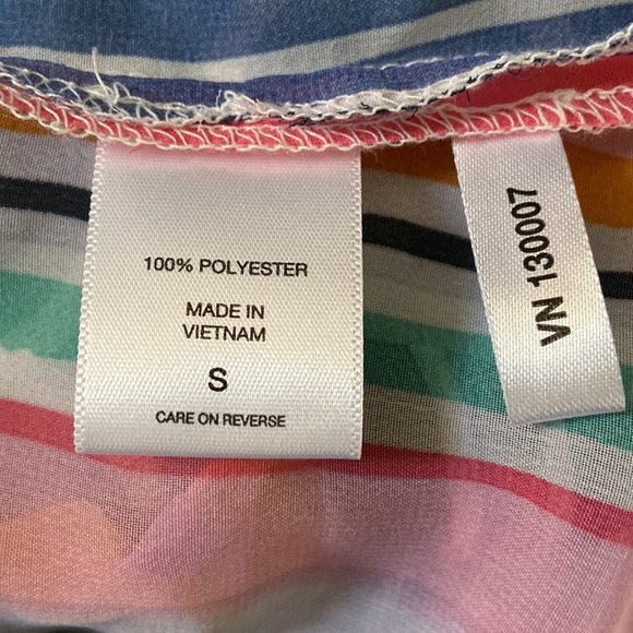 New York & Company - Women's Striped Bow-Accent Button Down Blouse (NWOT) - Picture 6 of 6